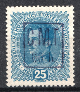 1919 60h/25h Romanian Occupation of Kolomyia CMT (Violet Overprint)
