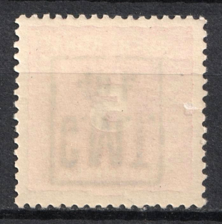 1919 40h/5h Romanian Occupation of Kolomyia CMT (INVERTED Overprint, Print Error, MNH)