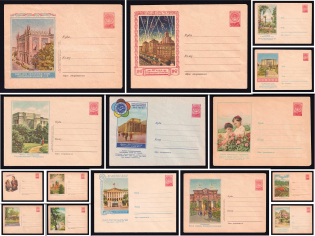 1957 USSR, Russia, Collection of Mint Postal Stationeries