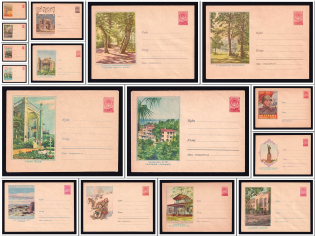 1958 USSR, Russia, Collection of Mint Postal Stationeries