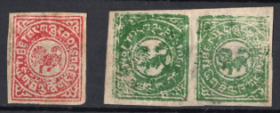 1912 Tibet (Mi. 1, 4, CV $160)