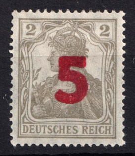 1919 5f on 2pf Poland (Mi. 135, CV $330)