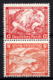 1933 Third Reich, Germany (Mi. SK 20, Zusammendrucke, CV $160, MNH)