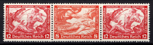1933 Third Reich, Germany (Mi. W 56, Zusammendrucke, CV $120, MNH)