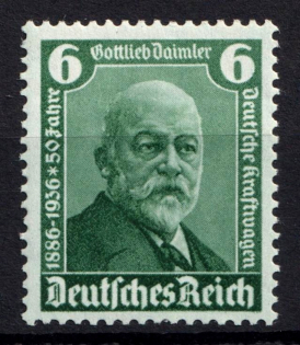1936 Third Reich, Germany (Mi. 604 b, Signed, CV $110, MNH)