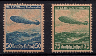 1935 Third Reich, Germany (Mi. 606 X - 607 X, Full Set, CV $70)