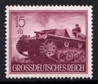 1944 15pf Third Reich, Wehrmacht, Germany (Mi. 880 x, Signed, CV $100, MNH)