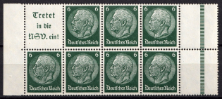 1939 Third Reich, Germany (Mi. MHB 49, Zusammendrucke, Not Complete!, MNH)