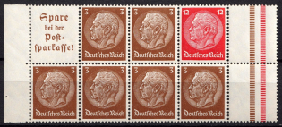 1939 Third Reich, Germany (Mi. MHB 47, Zusammendrucke, Not Complete!, MNH)