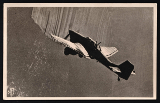 Luftwaffe Military Air Arms, Germany, Third Reich Propaganda Postcard