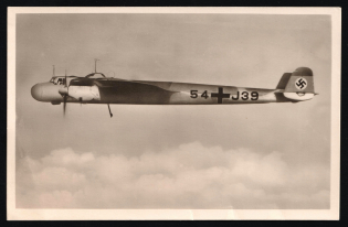 Luftwaffe Military Air Arms, Germany, Third Reich Propaganda Postcard