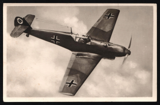 Luftwaffe Military Air Arms, Germany, Third Reich Propaganda Postcard
