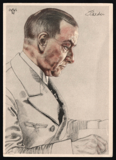 Personality, Germany, Third Reich Propaganda Postcard