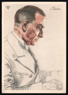 Personality, Germany, Third Reich Propaganda Postcard