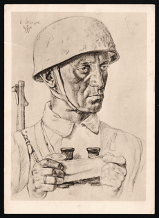 Personality, Germany, Third Reich Propaganda Postcard