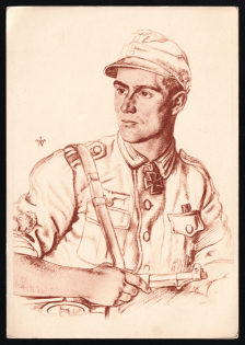 Personality, Germany, Third Reich Propaganda Postcard
