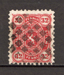 1875-82 Finland 32 Penni (Perforation 11, CV $50, Cancelled)