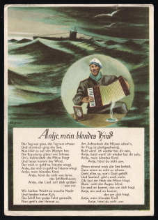 Songs and Stories, Germany, Third Reich Propaganda Postcard