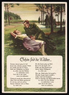 Songs and Stories, Germany, Third Reich Propaganda Postcard