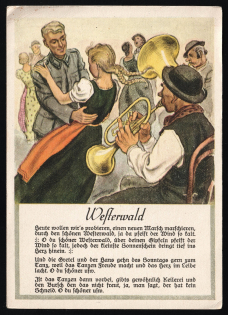 Songs and Stories, Germany, Third Reich Propaganda Postcard