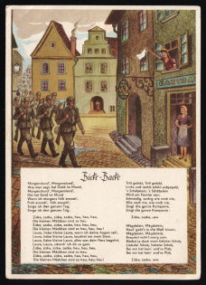 Songs and Stories, Germany, Third Reich Propaganda Postcard