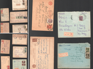 Soviet Union, USSR, Group of Gold Definitive Issue Covers and Postal stationeries