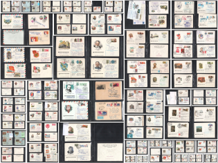USSR, Soviet Union, Russia, Huge Collection of Commemorative Covers, Postal stationeries, FDC, Postcards