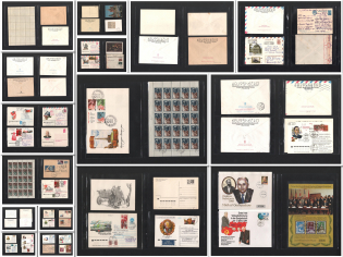 USSR, Soviet Union, Russia, Huge Collection of Commemorative Covers, Postal stationeries, FDC, Postcards