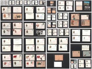 USSR, Soviet Union, Russia, Huge Collection of Commemorative Covers, Postal stationeries, FDC, Postcards