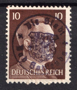 1945 10pf Bad Gottleuba (Saxony), Soviet Russian Zone of Occupation, Germany Local Post (Mi. 22, Signed, CV $+++)