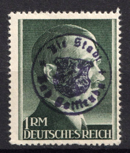 1945 1m Bad Gottleuba (Saxony), Soviet Russian Zone of Occupation, Germany Local Post (Mi. 20, Signed, Rare, CV $+++)