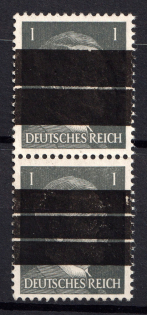 1945 1pf Barsinghausen (Deister), Germany Local Post, Se-tenant (Mi.S Zd 1, Unofficial Issue, Signed, CV $1,200)