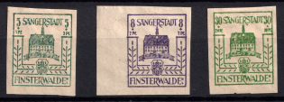 1946 Finsterwalde, Germany Local Post (Mi. 3 b, 5 b, 9 b, CV $270)