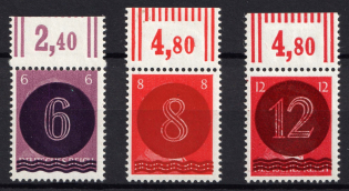 1945 Holzhausen (Saxony), Soviet Russian Zone of Occupation, Germany Local Post (Mi. A I - A III, Full Set, Margins, Signed, CV $310, MNH)