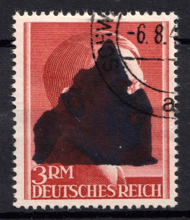 1945 3m Schwarzenberg (Saxony), Soviet Russian Zone of Occupation, Germany Local Post (Mi. 22 I B, Signed, Signed, Canceled)