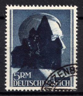1945 5m Schwarzenberg (Saxony), Soviet Russian Zone of Occupation, Germany Local Post (Mi. 23 I B, Signed, Canceled)