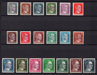 1945 Wurzen (Saxony), Soviet Russian Zone of Occupation, Germany Local Post (Mi. 1 - 19, Signed, High CV, MNH)