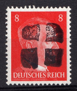 1945 8pf Crimmitschau (Saxony), Soviet Russian Zone of Occupation, Germany Local Post (MNH)