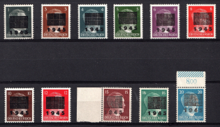 1945 Netzschkau-Reichenbach (Saxony), Germany Local Post (Mi. 1 - 11 I, Full Set, Signed, CV $1,300, MNH)