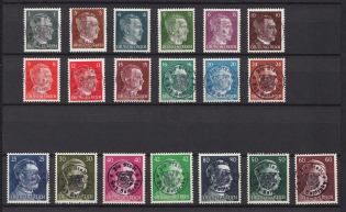 1945 Bad Gottleuba (Saxony), Soviet Russian Zone of Occupation, Germany Local Post (Mi. 1 - 19, Signed, High CV)