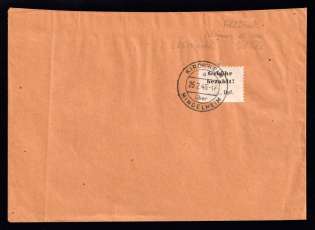 1946 (25 Feb) Mindelheim (& Kirchheim), Germany Local Post, Cover (Mi. 1 w, Full Set, CV $520)