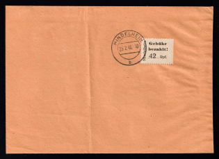 1946 (25 Feb) Mindelheim & Kirchheim, Germany Local Post, Cover (Mi. 2 b, Full Set, CV $230)