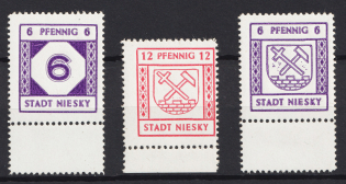 1945 Niesky (Oberlausitz), Germany Local Post (Mi. 11 - 12, Full Set, CV $40, MNH)