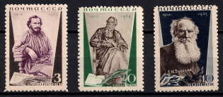 1935 The 25th Anniversary of Leo Tolstoys Death, Soviet Union USSR (Full Set)
