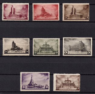 1937 The First Congress of Soviet Architects, Soviet Union USSR (Full Set)