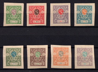 Denikin Army, Unofficial Issue, Russia Civil War (Rosettes, Full Set)