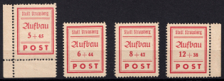 1946 Strausberg (Berlin), Germany Local Post (Mi. 34 A- 37 A, Full Set, MNH)
