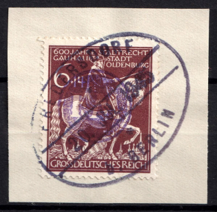 1945 6pf Fredersdorf (Berlin), Germany Local Post (Mi. F 907, Canceled, CV $330)