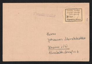 1945 (6 Dec) 3pf Unna (Westphalia), Germany Local Post, Cover to Rheine (Mi. 1, CV $100)
