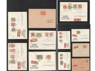 Cottbus, Germany Local Post, Covers, Stock of Covers